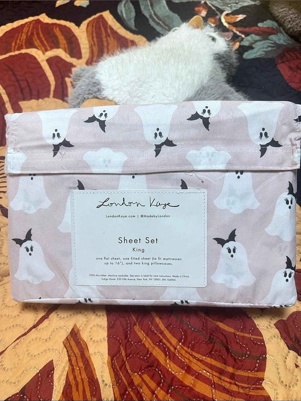 Ghost Sheet Set King Sz